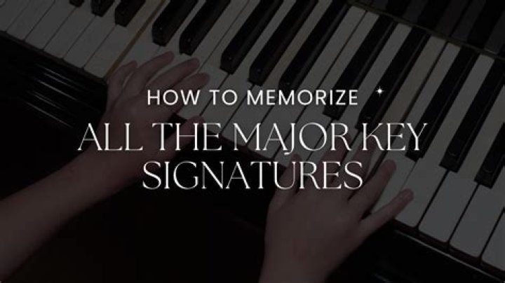 How do you memorize key signatures on piano?