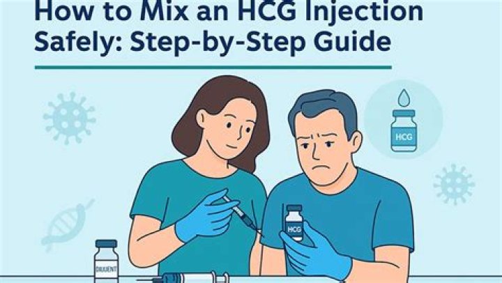 How do you mix HCG injections?