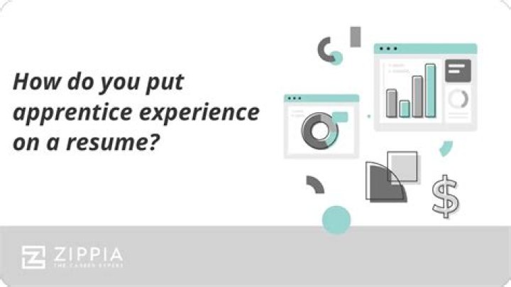 How do you put apprentice experience on a resume?