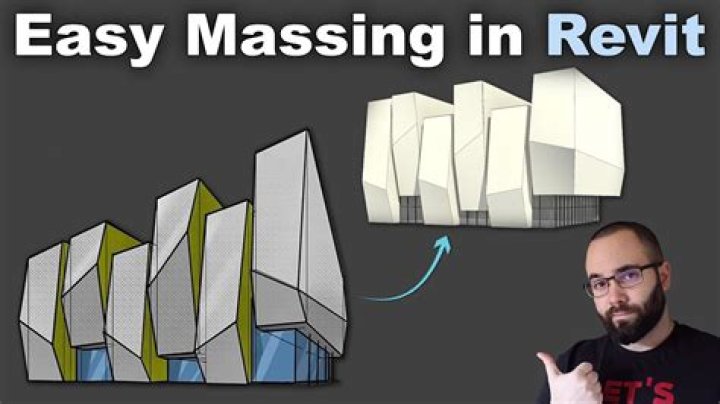How do you show massing in Revit?