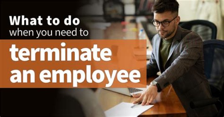 How do you terminate a disruptive employee?