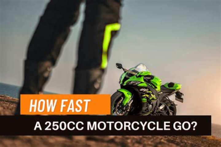 How fast can a 250cc Suzuki go?