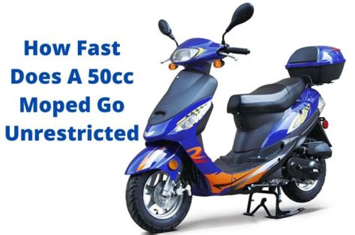 How fast can a Derestricted 50cc scooter go?