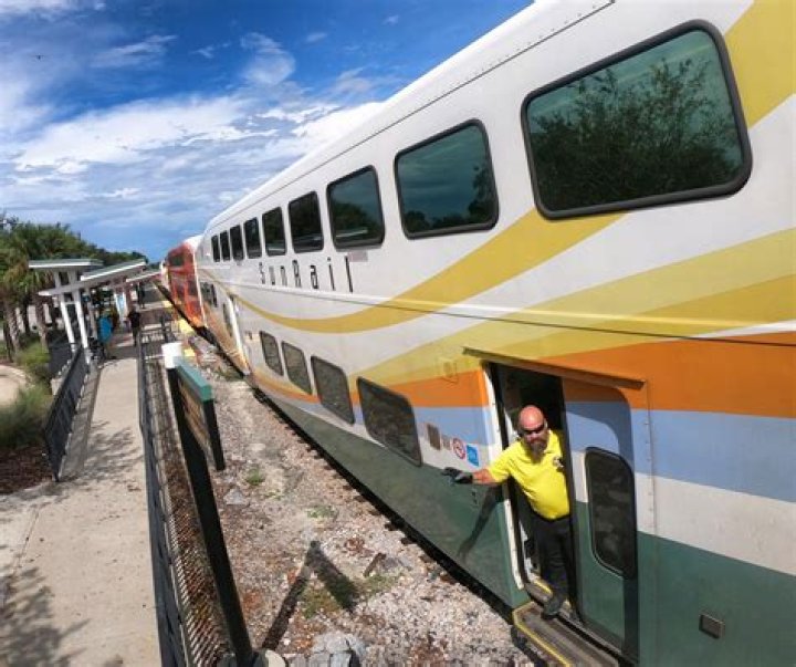 How fast does the SunRail train go?