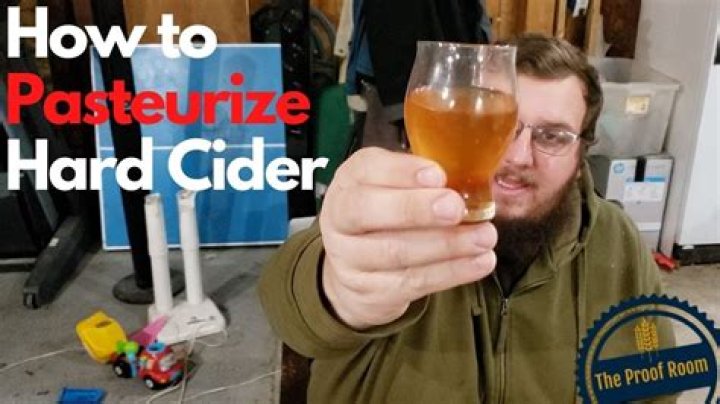 How long does it take to pasteurize cider?