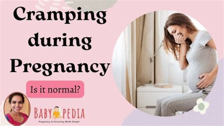 How long should cramps last in early pregnancy?