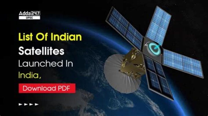 How many artificial satellites India have?
