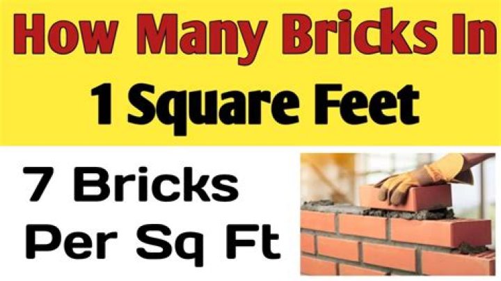 How many bricks do I need to make a bench?