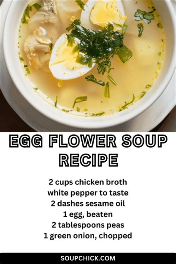 How many net carbs are in egg flower soup?