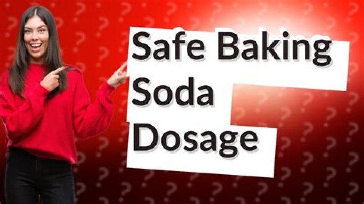 How much baking soda is safe per day?