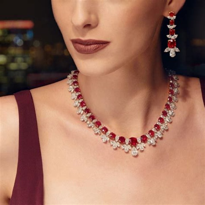 How much does a ruby necklace cost in India?