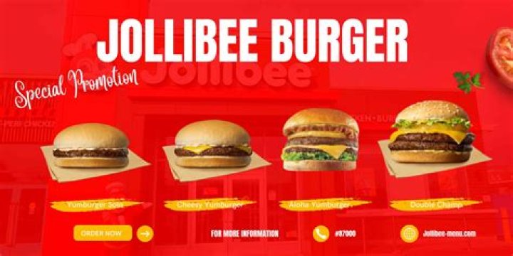 How much is Burger in Jollibee?
