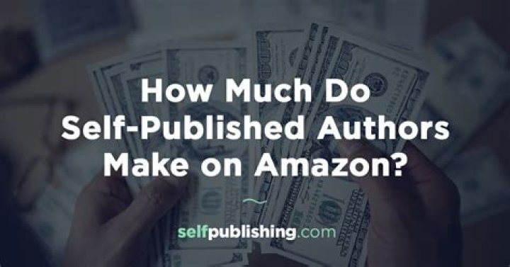 How much money do self-published authors make on Amazon?