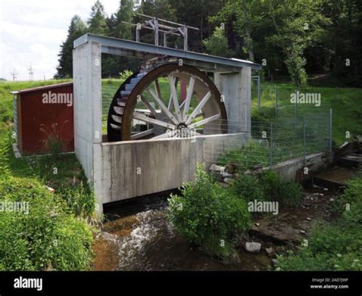 How much power can a water wheel generate?