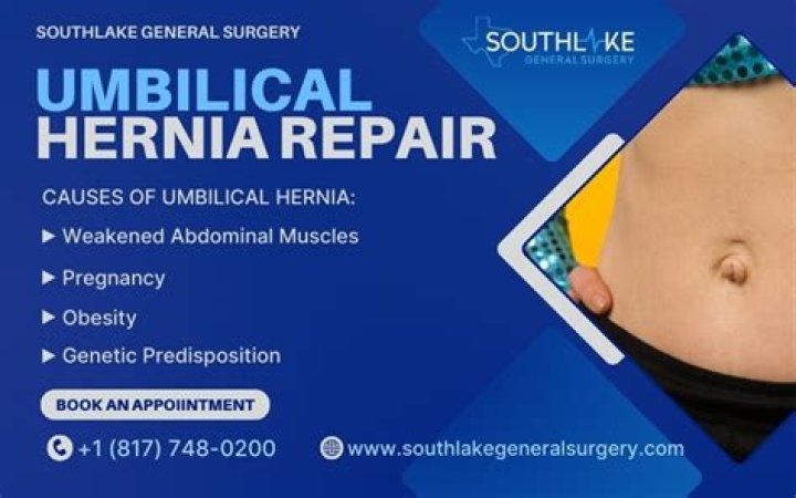 How painful is an umbilical hernia repair?