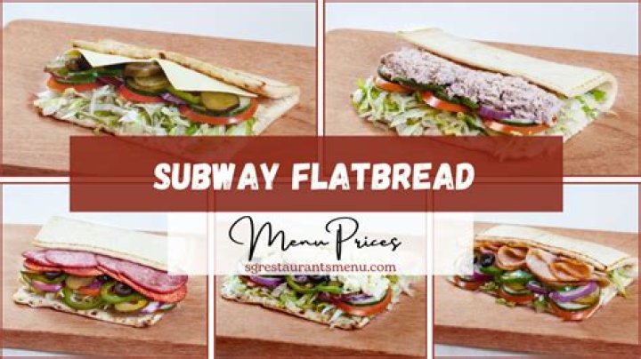 Is flatbread healthier at Subway?