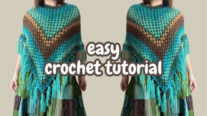 Is it easy to crochet a poncho?