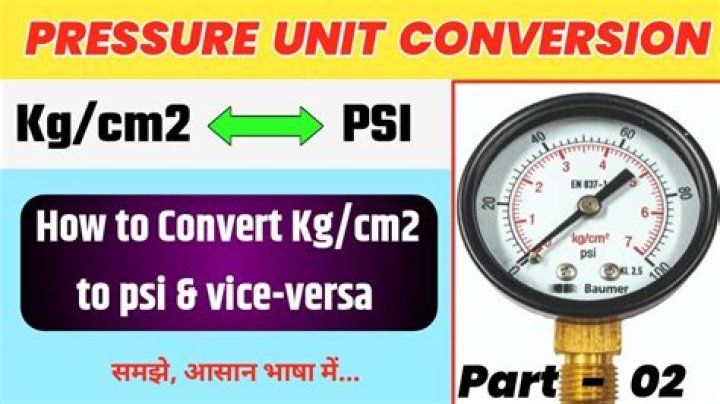 Is kPa the same as kg cm2?
