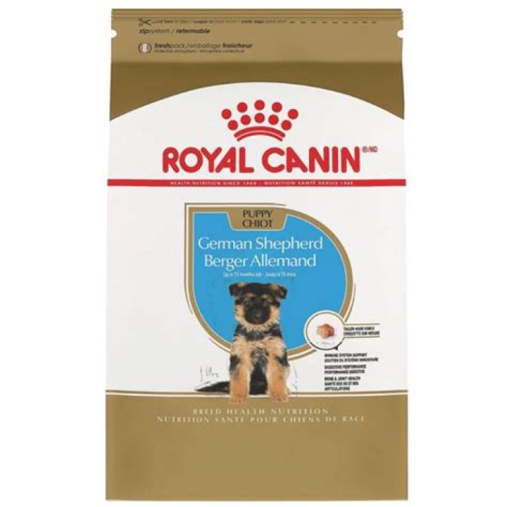 Is Royal Canin good for German shepherd puppies?