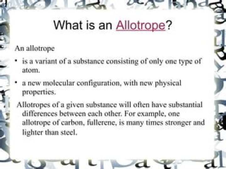 Is silicone an allotrope?