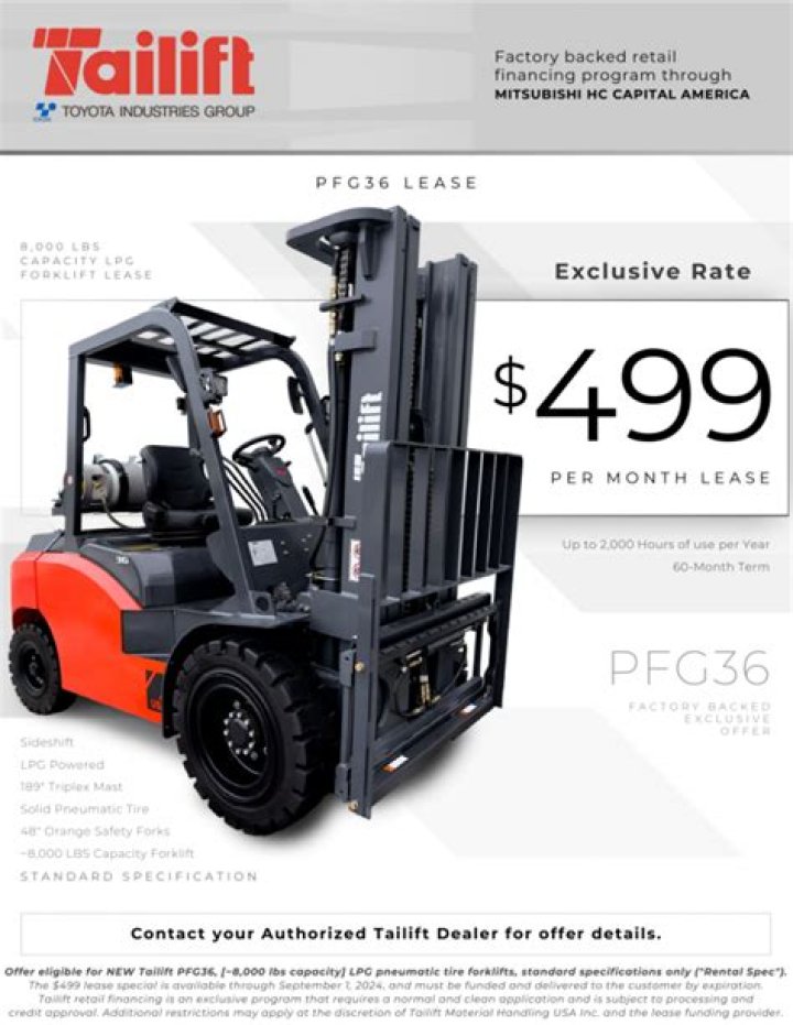 Is tailift a good forklift?