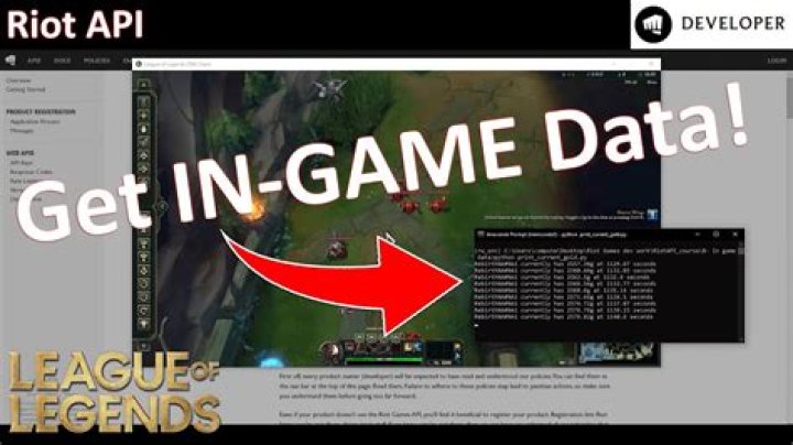 Is there a league of legends API?
