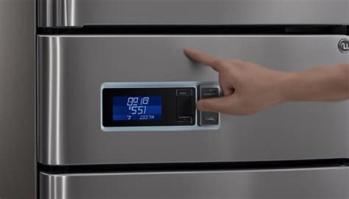 Is there a reset button on LG refrigerator?