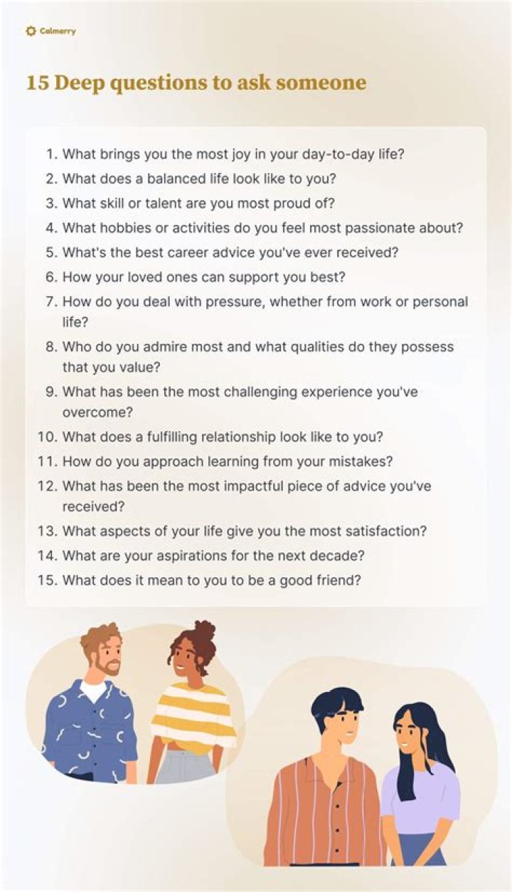 What are deep personal questions to ask?