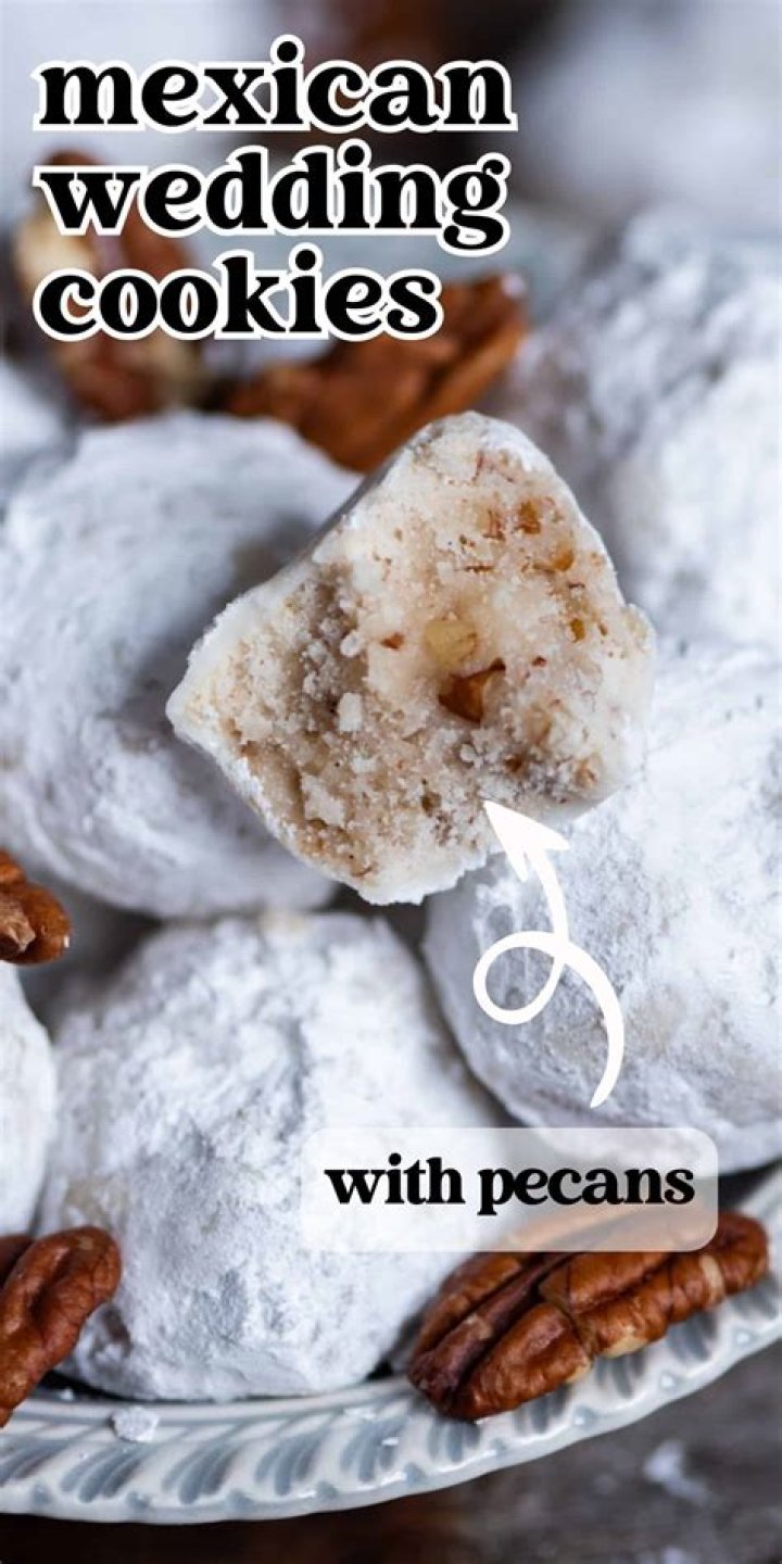 What are Mexican wedding cookies made of?