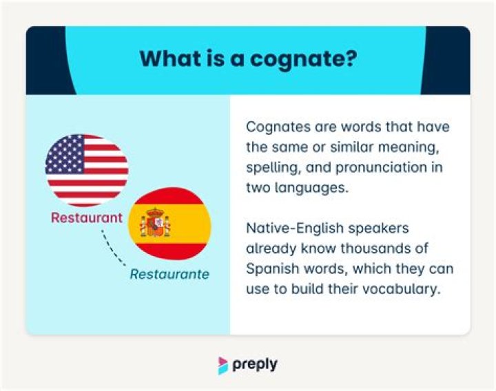 What are some Spanish English cognates?