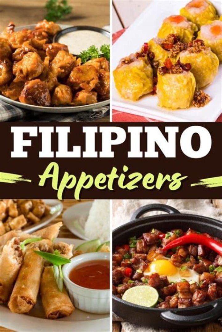 What are the 3 common Filipino appetizer?