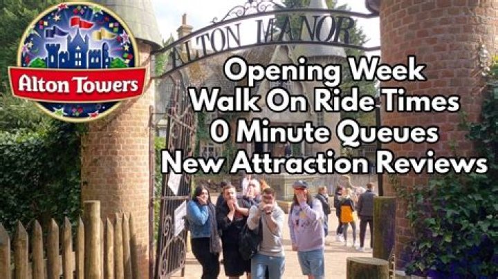 What are the average queue times at Alton Towers?