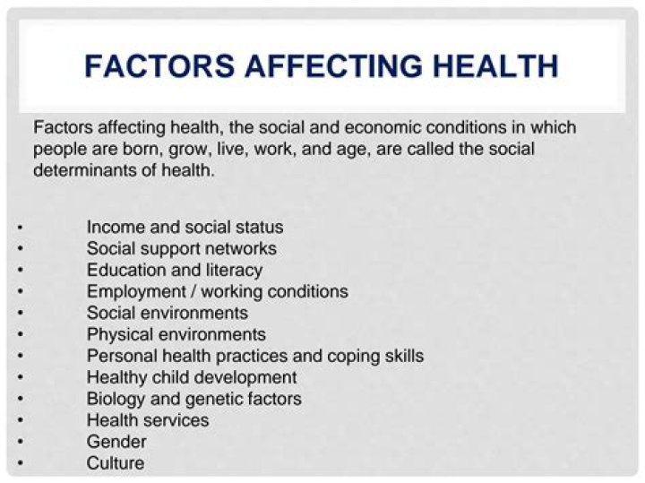 What are the factors affecting family health?