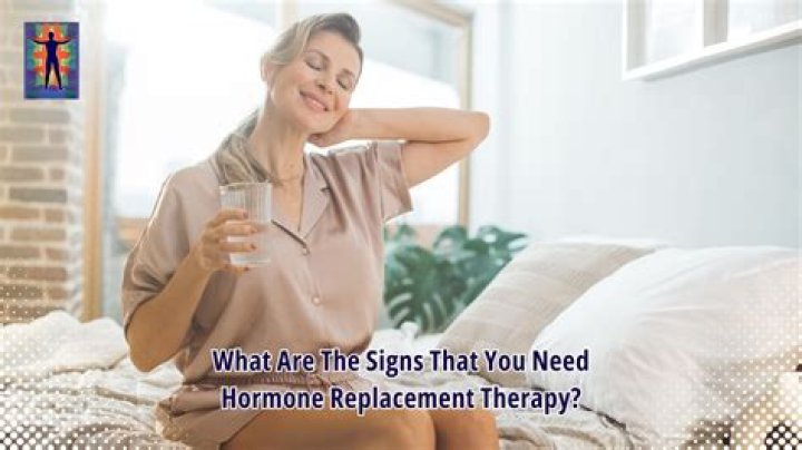 What are the signs that you need hormone replacement therapy?