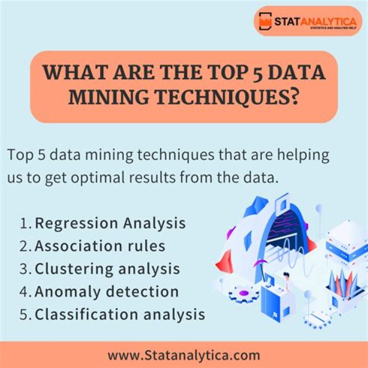 What are the top 5 data mining techniques?