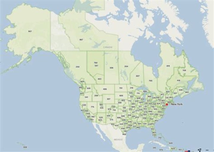 What area code is 610 in Canada?