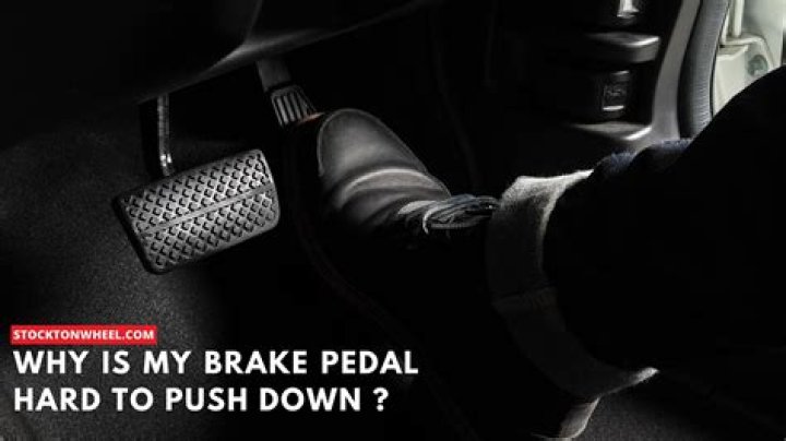 What causes a hard pedal?