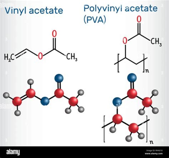 What chemicals are in polyvinyl acetate?