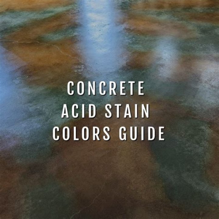 What colors are available for concrete stain?