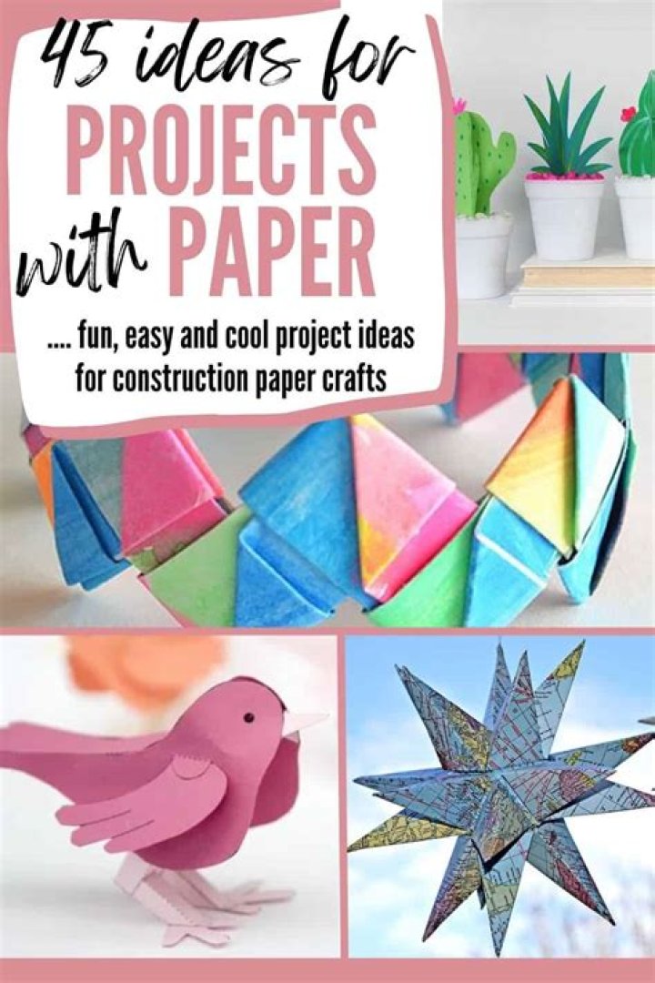 What crafts can you make out of paper?