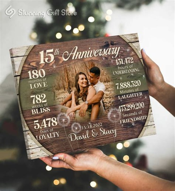 What do you get your wife for 15th anniversary?