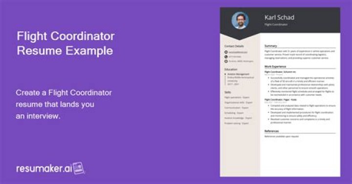 What does a flight coordinator do?