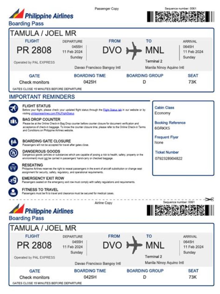 What does an open airline ticket mean?