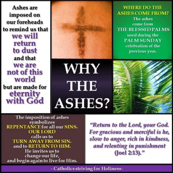 What does ashes symbolize in the Bible?