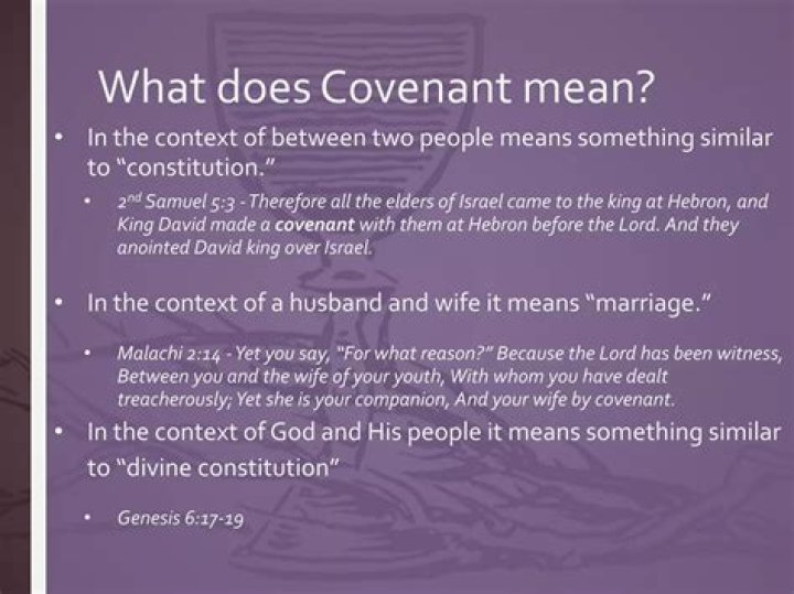 What does covenant mean in housing?