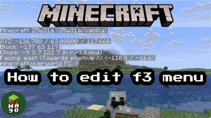 What does everything in F3 mean in Minecraft?