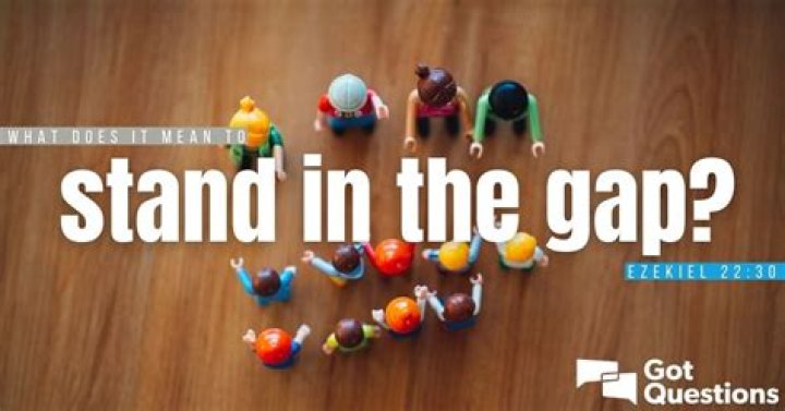 What does fill in the gap mean?