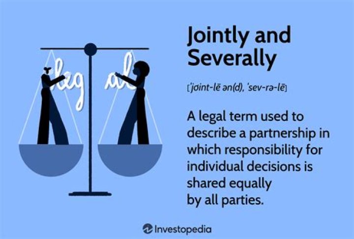 What does jointly and severally mean in law?