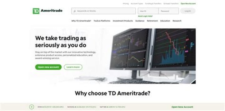 What does TD Ameritrade pay on idle cash?