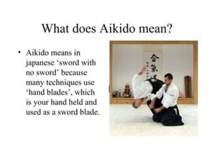 What does the word aikido mean in English?